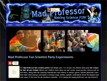 Tablet Screenshot of madprofessor.ie